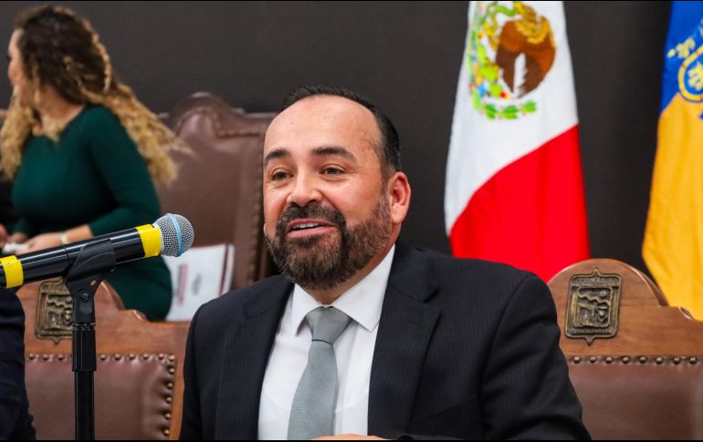 El alcalde también también señaló la intervención hecha al cuerpo de Protección Civil y Bomberos del municipio con una inversión de 10 millones de pesos. EL INFORMADOR / A. Navarro