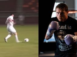 Al parecer el box y el golf no es el único deporte que practica Canelo /INSTAGRAM @cabracombat @canelo