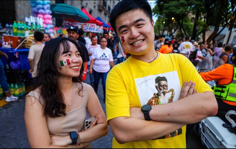 El de Ada es un caso especial. La joven, de origen Chino, vivió este 15 de septiembre su primer celebración de aniversario de Independencia de México. EL INFORMADOR / R. Bobadilla