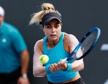 Renata Zarazua hizo su presentación y cayó ante la canadiense Eugenie Bouchard. ESPECIAL/GDL Open AKRON