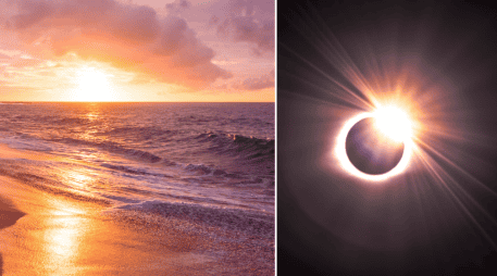Este octubre se presenciará el eclipse solar anular del 2023, por lo que si quieres apreciarlo, te recomendamos hacer un viaje a la playa. Unsplash.