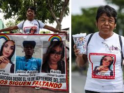 Las familiares acudieron a la sede de la Fiscalía Especial en Personas Desaparecidas, en la Calzada Independencia. EL INFORMADOR / H. Figueroa