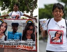 Las familiares acudieron a la sede de la Fiscalía Especial en Personas Desaparecidas, en la Calzada Independencia. EL INFORMADOR / H. Figueroa