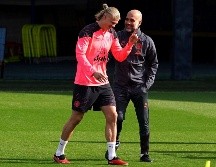 El Manchester City, dirigido por Pep Guardiola y liderado por Erling Haaland, están en la mira de otros 31 equipos que los buscan destronar en este certamen. AP/M. Rickett
