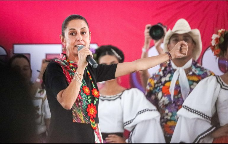 Claudia Sheinbaum, coordinadora Nacional de los Comités de Defensa de la 4T y virtual candidata a la presidencia de México anunció que visitará distintas entidades federativas. EL INFORMADOR/ ARCHIVO.