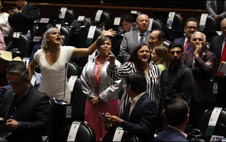 La bancada del Partido Acción Nacional (PAN) en la Cámara de Diputados presentará un recurso de responsabilidad legislativa ante el comité de ética, en contra de la diputada Marisol Gasé. SUN/ B. Fregoso.