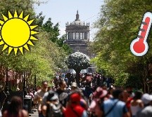 En Guadalajara, la temperatura promedio llegará a +21.6°, superando la norma en 1.1 grados. EL INFORMADOR / ARCHIVO