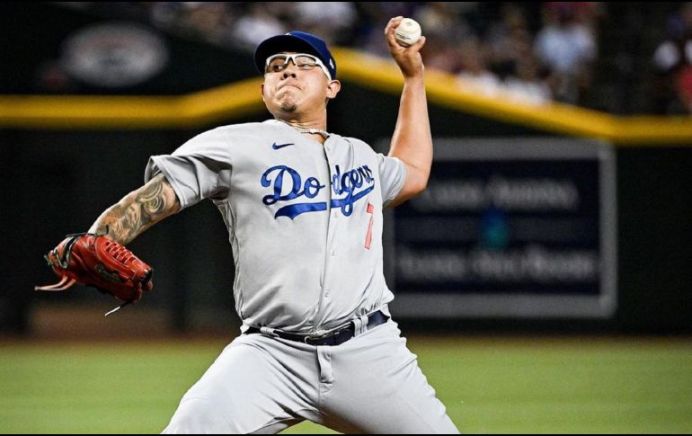 La carrera del lanzador mexicano está totalmente detenida. INSTAGRAM/@dodgers
