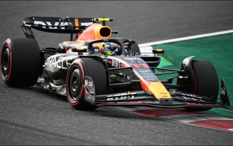 El piloto tapatío Checo Pérez saldrá desde la quinta posición en el circuito de Suzuka. AFP / P. Parks
