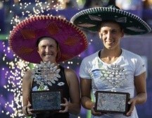 Hunter y Mertens, máximas favoritas al título en el WTA 1000 en Zapopan, hicieron válidos los pronósticos.EFE