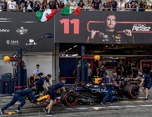 Checo Pérez no tuvo un buen día, pero Red Bull obtuvo el campeonato de constructores. EFE/T. Kitamura