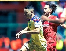 Toluca respondió con fuerza y empató gracias a un gol de Maximiliano Araújo en el minuto 54. TWITTER/ @ClubAmerica