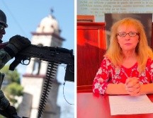 La alcaldesa de Cotija agradeció el apoyo del Ejército Mexicano. EFE / Gobierno de Cotija / ESPECIAL