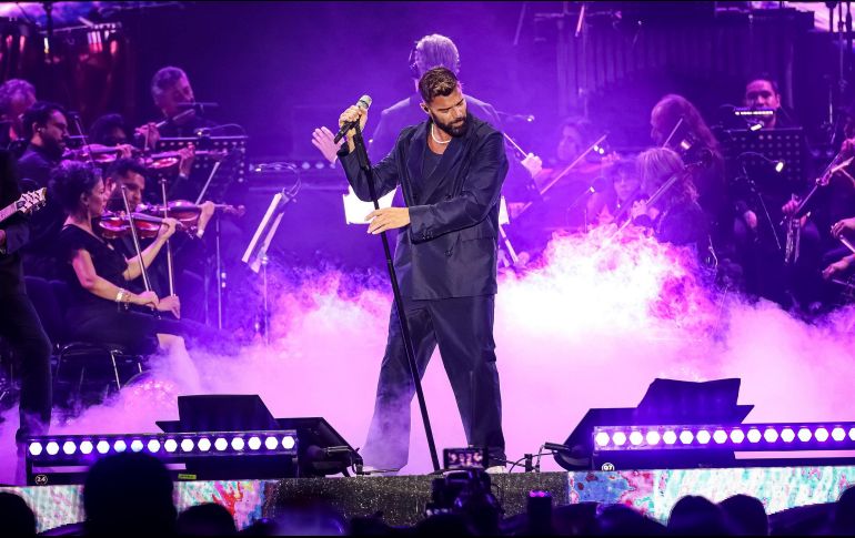 Ricky Martin brindó a los tapatíos una velada cargada de sensualidad en el Estadio 3 de Marzo. EL INFORMADOR/ H. Figueroa