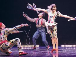 Las artes circenses están presentes durante la función. CORTESÍA