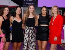 Ingrid Neel, Olivia Tjandramulia, Olivia Nicholls, Angela Kulikov y Alicia Barnett. GENTE BIEN JALISCO/ Claudio Jimeno