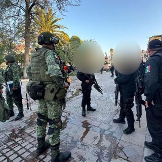 Sedena y Policía estatal inspeccionan a la Comisaría de Teocaltiche