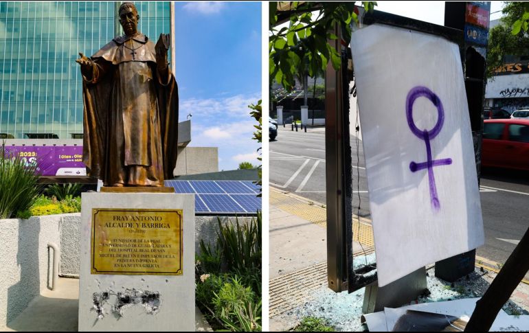 Ayer por la tarde centenas de mujeres de distintas colectivas abolicionistas marcharon en el marco del Día de la Acción Global por la Despenalización del Aborto en Guadalajara. EL INFORMADOR / A. Navarro