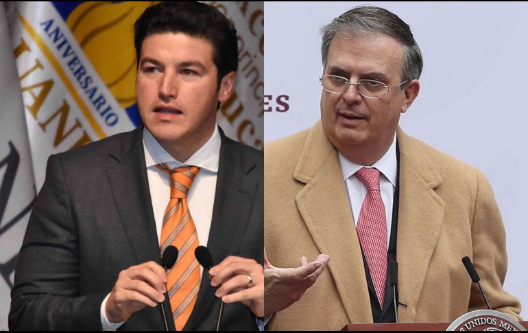 Samuel García señaló que él no sabe si hay algún acercamiento de MC con el excanciller Ebrard. ESPECIAL, SUN / E. Vásquez y SUN / ARCHIVO