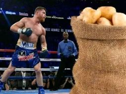 Saúl Álvarez, mejor conocido como el Canelo consiguió otra victoria y en el medio dejó varios memes. ESPECIAL.