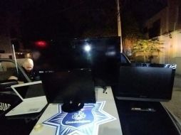 Los detenidos fueron identificados como Luis Ángel y Mario Óscar “N”, ambos de 24 años. ESPECIAL/ Policía de Guadalajara