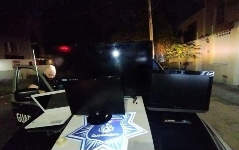 Los detenidos fueron identificados como Luis Ángel y Mario Óscar “N”, ambos de 24 años. ESPECIAL/ Policía de Guadalajara