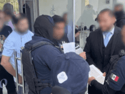 La tarde de este lunes, se llevó a cabo la audiencia de vinculación a proceso de los tres hombres detenidos por su participación en la privación de la libertad de Yolanda Sánchez. ESPECIAL.