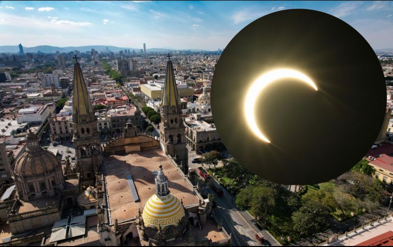 El eclipse del 14 de octubre del 2023 tendrá una visibilidad parcial en Jalisco. EL INFORMADOR/ ARCHIVO/ EFE/ ARCHIVO