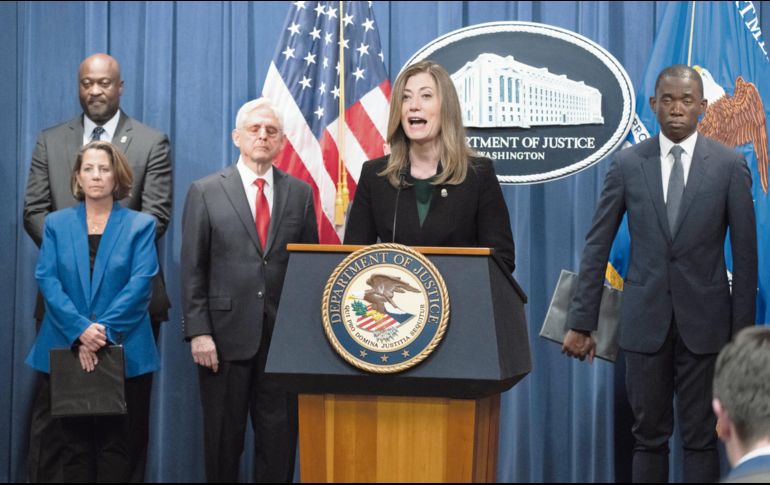 El Departamento de Justicia de Estados Unidos señala a ocho empresas por tráfico de fentanilo. AP
