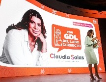 La diputada emecista por el Distrito 8 se destapó oficialmente como aspirante a la presidencia municipal. EL INFORMADOR/ H. Figueroa..