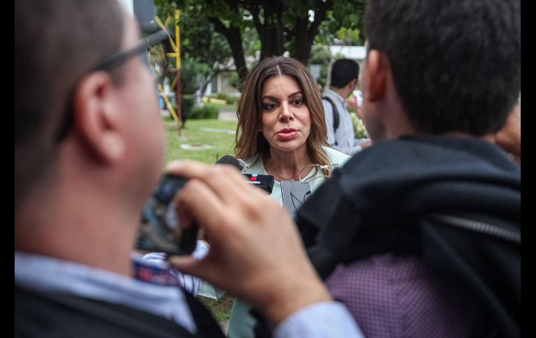 La diputada emecista por el Distrito 8 se destapó oficialmente como aspirante a la presidencia municipal. EL INFORMADOR/ H. Figueroa..