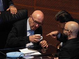 El senador Dante Delgado indica que MC todavía analiza perfiles para elegir a su candidato presidencial. SUN/G. Pano