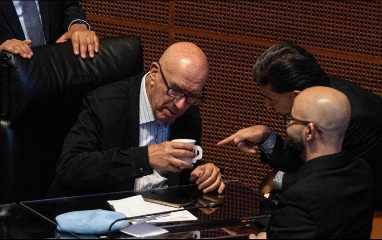 El senador Dante Delgado indica que MC todavía analiza perfiles para elegir a su candidato presidencial. SUN/G. Pano