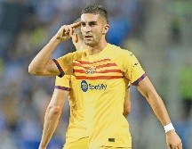 Ferran Torres anotó al final del primer tiempo. EFE/M. Araujo