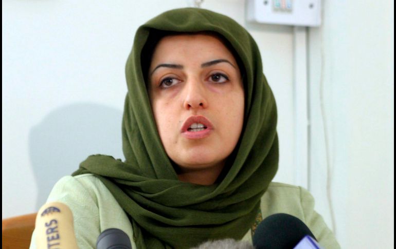 Mohammadi, de 51 años, ha mantenido su activismo a pesar de sus numerosas detenciones en Irán y de haber pasado años encarcelada. EFE/A. Taherkenareh