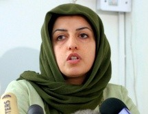 Mohammadi, de 51 años, ha mantenido su activismo a pesar de sus numerosas detenciones en Irán y de haber pasado años encarcelada. EFE/A. Taherkenareh