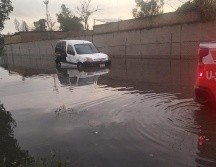 En algunas zonas, la inundación alcanzó hasta 50 centímetros. ESPECIAL/ Protección Civil