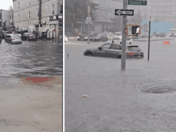 as autoridades en Nueva York pidieron este viernes a los residentes prepararse para las fuertes lluvias. Captura de pantalla de videos de las inundaciones de Nueva York.