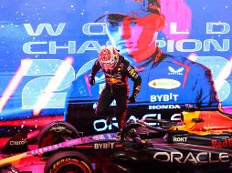 Verstappen correrá los Grandes Premios de Estados Unidos, Ciudad de México, Brasil, Las Vegas y Abu Dabi como flamante campeón de la F1. EFE / A. Haider