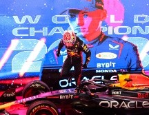 Verstappen correrá los Grandes Premios de Estados Unidos, Ciudad de México, Brasil, Las Vegas y Abu Dabi como flamante campeón de la F1. EFE / A. Haider