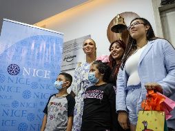 Paris realizó esta visita exprés a través de la firma Nice, la cual también tiene una fundación. EL INFORMADOR / H. Figueroa