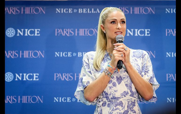 Paris realizó esta visita exprés a través de la firma Nice, la cual también tiene una fundación.