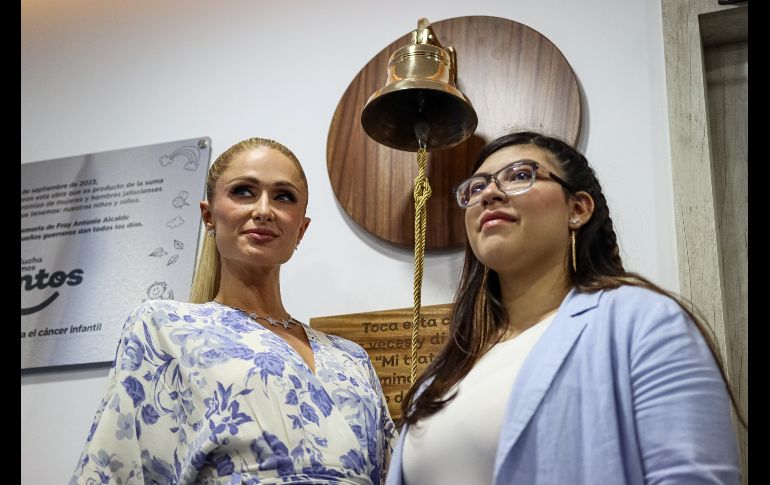 Paris realizó esta visita exprés a través de la firma Nice, la cual también tiene una fundación.