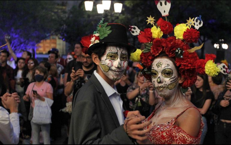 La cita para el desfile de Día de Muertos en Guadalajara será el sábado 28 de octubre a las 16:00 horas. EL INFORMADOR/ ARCHIVO
