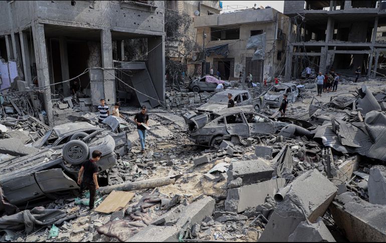 A las 6:30 horas, las sirenas de la ciudad de Ramat Gan sonaron para alertar a la población de un ataque con misiles. XINHUA / R. ABDELJAWAD