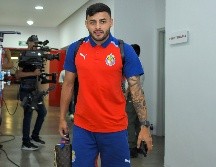 De momento, el delantero se encuentra entrenando por separado el plantel para no perder su condición física. IMAGO7/Archivo