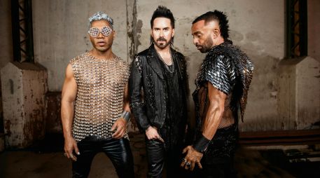 (De izquierda a derecha) Samo, Pablo Hurtado y Mario Domm. CORTESÍA