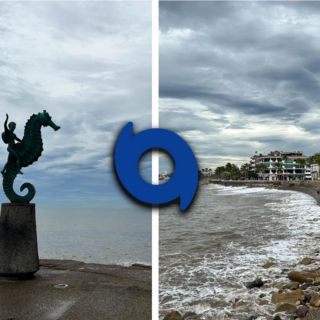 Así se ve Vallarta antes del impacto de "Lidia"(FOTOS Y VIDEO)