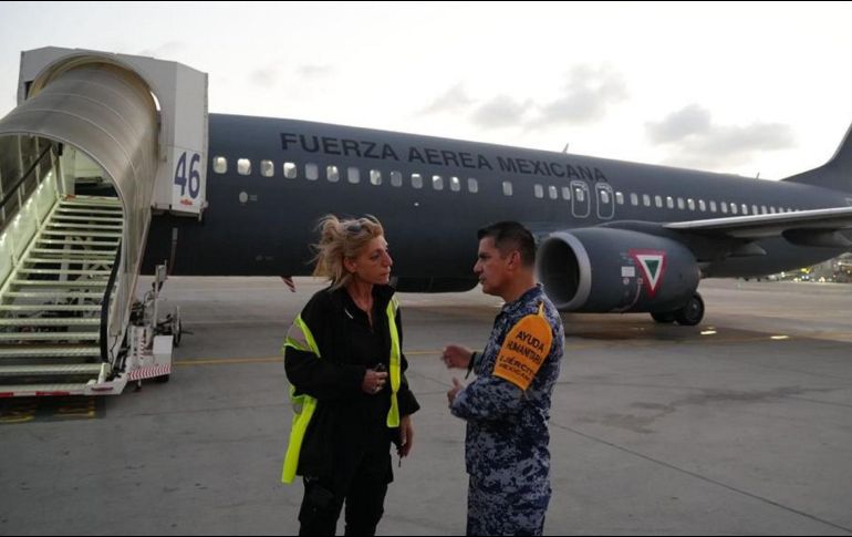Los vuelos están coordinados por las secretarías de la Defensa Nacional (Sedena) y de Relaciones Exteriores (SRE). ESPECIAL /SRE