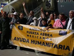 El vuelo, identificado como Fuerza Aérea Mexicana 3528 y operado por la Secretaría de la Defensa Nacional (Sedena), despegó de Tel Aviv a las 23:48 horas, hora local. TWITTER / @SRE_mx